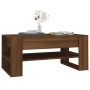 Mesa de centro madera contrachapada roble marrón 102x55x45 cm de vidaXL, Mesas de centro - Ref: Foro24-816930, Precio: 68,74 ...