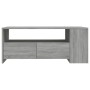 Sonoma gray engineered wood coffee table 102x55x42 cm by vidaXL, Coffee table - Ref: Foro24-816935, Price: 88,74 €, Discount: %