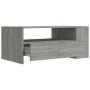 Mesa de centro madera de ingeniería gris Sonoma 102x55x42 cm de vidaXL, Mesas de centro - Ref: Foro24-816935, Precio: 87,47 €...