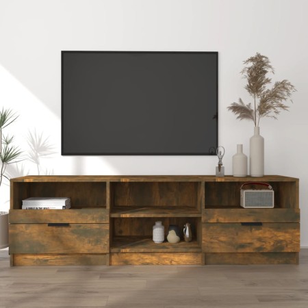 TV stand made of smoked oak plywood, measuring 150x33.5x45cm. by vidaXL, TV Furniture - Ref: Foro24-817114, Price: 95,89 €, D...