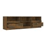 TV stand made of smoked oak plywood, measuring 150x33.5x45cm. by vidaXL, TV Furniture - Ref: Foro24-817114, Price: 95,77 €, D...