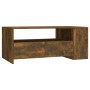 Mesa de centro madera de ingeniería roble ahumado 102x55x42 cm de vidaXL, Mesas de centro - Ref: Foro24-816934, Precio: 77,75...