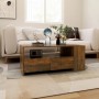 Smoked oak engineered wood coffee table 102x55x42 cm by vidaXL, Coffee table - Ref: Foro24-816934, Price: 77,75 €, Discount: %