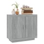 Aparador de madera contrachapada gris Sonoma 80x40x75 cm de vidaXL, Aparadores - Ref: Foro24-817235, Precio: 77,21 €, Descuen...