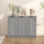 Sonoma graues Sperrholz-Sideboard 90,5 x 30 x 70 cm von vidaXL, Sideboards - Ref: Foro24-817025, Preis: 95,86 €, Rabatt: %