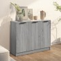 Sonoma graues Sperrholz-Sideboard 90,5 x 30 x 70 cm von vidaXL, Sideboards - Ref: Foro24-817025, Preis: 98,62 €, Rabatt: %