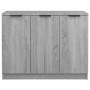 Sonoma graues Sperrholz-Sideboard 90,5 x 30 x 70 cm von vidaXL, Sideboards - Ref: Foro24-817025, Preis: 98,62 €, Rabatt: %