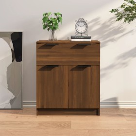 Brown oak plywood sideboard 60x30x70 cm by vidaXL, Sideboards - Ref: Foro24-816993, Price: 70,05 €, Discount: %