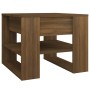 Engineered wood brown oak coffee table 55.5x55x45 cm by vidaXL, Coffee table - Ref: Foro24-816933, Price: 47,57 €, Discount: %