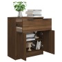 Brown oak plywood sideboard 60x30x70 cm by vidaXL, Sideboards - Ref: Foro24-816993, Price: 69,99 €, Discount: %