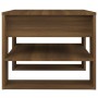 Engineered wood brown oak coffee table 55.5x55x45 cm by vidaXL, Coffee table - Ref: Foro24-816933, Price: 47,57 €, Discount: %