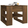 Engineered wood brown oak coffee table 55.5x55x45 cm by vidaXL, Coffee table - Ref: Foro24-816933, Price: 47,57 €, Discount: %