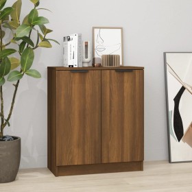 Brown oak plywood sideboard 60x30x70 cm by vidaXL, Sideboards - Ref: Foro24-816984, Price: 65,52 €, Discount: %