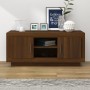 TV stand made of brown oak plywood 102x35x45 cm by vidaXL, TV Furniture - Ref: Foro24-817227, Price: 71,23 €, Discount: %