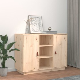 Solid pine wood sideboard 100x40x75 cm by vidaXL, Sideboards - Ref: Foro24-820132, Price: 141,39 €, Discount: %