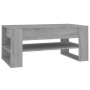 Mesa de centro madera contrachapada gris Sonoma 102x55x45 cm de vidaXL, Mesas de centro - Ref: Foro24-816929, Precio: 64,24 €...