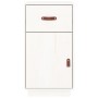 Solid white pine wood desk cabinet 40x50x75 cm by vidaXL, Lockers and storage cabinets - Ref: Foro24-820098, Price: 101,37 €,...