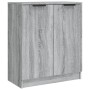 Sonoma gray plywood sideboard 60x30x70 cm by vidaXL, Sideboards - Ref: Foro24-816983, Price: 76,67 €, Discount: %