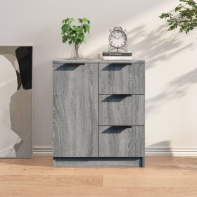 Aparador de madera contrachapada gris Sonoma 60x30x70 cm de vidaXL, Aparadores - Ref: Foro24-816989, Precio: 79,76 €, Descuen...