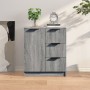 Aparador de madera contrachapada gris Sonoma 60x30x70 cm de vidaXL, Aparadores - Ref: Foro24-816989, Precio: 76,67 €, Descuen...