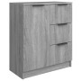 Aparador de madera contrachapada gris Sonoma 60x30x70 cm de vidaXL, Aparadores - Ref: Foro24-816989, Precio: 76,67 €, Descuen...