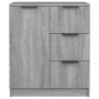 Aparador de madera contrachapada gris Sonoma 60x30x70 cm de vidaXL, Aparadores - Ref: Foro24-816989, Precio: 76,67 €, Descuen...