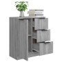 Aparador de madera contrachapada gris Sonoma 60x30x70 cm de vidaXL, Aparadores - Ref: Foro24-816989, Precio: 76,67 €, Descuen...