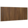 Brown oak plywood bed headboard 200x1.5x80cm by vidaXL, Headboards and footboards - Ref: Foro24-816978, Price: 79,23 €, Disco...