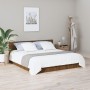 Brown oak plywood bed headboard 200x1.5x80cm by vidaXL, Headboards and footboards - Ref: Foro24-816978, Price: 79,23 €, Disco...