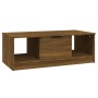 Brown oak engineered wood coffee table 102x50x36 cm by vidaXL, Coffee table - Ref: Foro24-817080, Price: 57,32 €, Discount: %