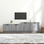 Sonoma gray plywood TV cabinet 158.5x36x45 cm by vidaXL, TV Furniture - Ref: Foro24-817124, Price: 68,38 €, Discount: %