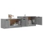 Mueble de TV madera contrachapada gris Sonoma 158,5x36x45 cm de vidaXL, Muebles TV - Ref: Foro24-817124, Precio: 68,38 €, Des...