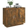 Sideboard aus geräuchertem Eichensperrholz, 92 x 35 x 75 cm von vidaXL, Sideboards - Ref: Foro24-817240, Preis: 79,76 €, Raba...