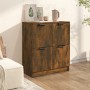 Smoked oak plywood sideboard 60x30x70 cm by vidaXL, Sideboards - Ref: Foro24-816994, Price: 49,20 €, Discount: %