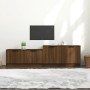 Mueble de TV madera contrachapada roble marrón 158,5x36x45 cm de vidaXL, Muebles TV - Ref: Foro24-817125, Precio: 69,13 €, De...