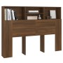 Mueble cabecero color roble marrón 140x19x103,5 cm de vidaXL, Cabeceros y pies de cama - Ref: Foro24-817251, Precio: 74,72 €,...