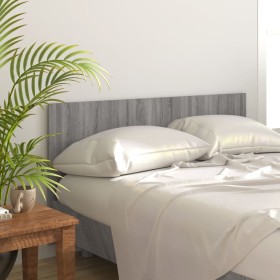 Cabecero de cama madera contrachapada gris Sonoma 160x1,5x80 cm de vidaXL, Cabeceros y pies de cama - Ref: Foro24-816974, Pre...