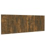 Cabecero pared madera contrachapada roble ahumado 240x1,5x80 cm de vidaXL, Cabeceros y pies de cama - Ref: Foro24-816979, Pre...