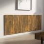 Cabecero pared madera contrachapada roble ahumado 240x1,5x80 cm de vidaXL, Cabeceros y pies de cama - Ref: Foro24-816979, Pre...