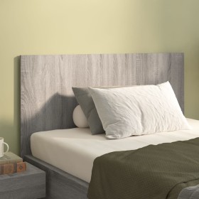 Sonoma gray plywood bed headboard 120x1.5x80 cm by vidaXL, Headboards and footboards - Ref: Foro24-816971, Price: 44,38 €, Di...