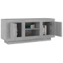 Mueble para TV madera contrachapada gris Sonoma 102x35x45 cm de vidaXL, Muebles TV - Ref: Foro24-817226, Precio: 66,99 €, Des...