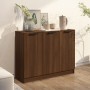 Anrichte aus eichenbraunem Sperrholz 90,5x30x70 cm von vidaXL, Sideboards - Ref: Foro24-817026, Preis: 80,10 €, Rabatt: %