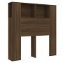 Armario cabecero marrón roble 100x18,5x104,5 cm de vidaXL, Cabeceros y pies de cama - Ref: Foro24-817266, Precio: 76,99 €, De...