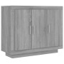 Aparador de madera contrachapada gris Sonoma 92x35x75 cm de vidaXL, Aparadores - Ref: Foro24-817241, Precio: 87,10 €, Descuen...