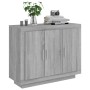 Sonoma gray plywood sideboard 92x35x75 cm by vidaXL, Sideboards - Ref: Foro24-817241, Price: 85,09 €, Discount: %