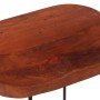 Taburetes de bar Gavin 2 uds madera mango maciza 45x38x53 cm de vidaXL, Taburetes de cocina - Ref: Foro24-344914, Precio: 98,...