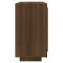 Aparador de madera contrachapada roble marrón 80x40x75 cm de vidaXL, Aparadores - Ref: Foro24-817236, Precio: 91,29 €, Descue...