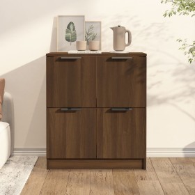 Brown oak plywood sideboard 60x30x70 cm by vidaXL, Sideboards - Ref: Foro24-816996, Price: 57,02 €, Discount: %