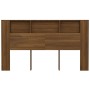 Mueble cabecero roble marrón 180x18,5x104,5 cm de vidaXL, Cabeceros y pies de cama - Ref: Foro24-817278, Precio: 85,70 €, Des...