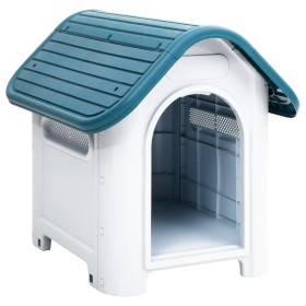 Blaue Hundehütte aus Polypropylen, 59 x 75 x 66 cm von vidaXL, Hundehütten - Ref: Foro24-152225, Preis: 82,03 €, Rabatt: %